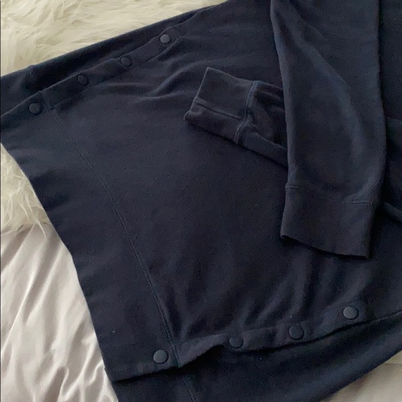 Dex Button Detail Hoodie - Picture 3 of 3